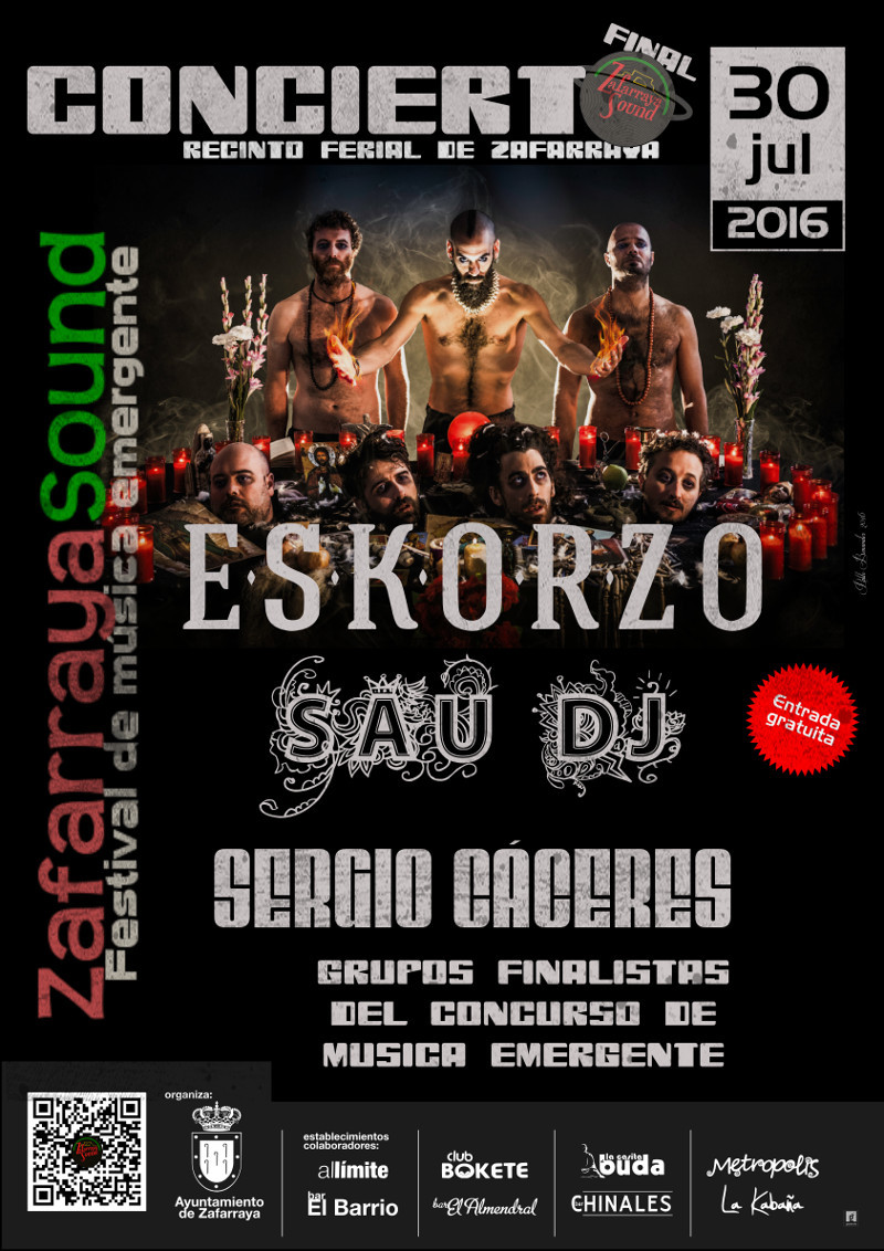 Cartel anunciador ZafarrayaSound